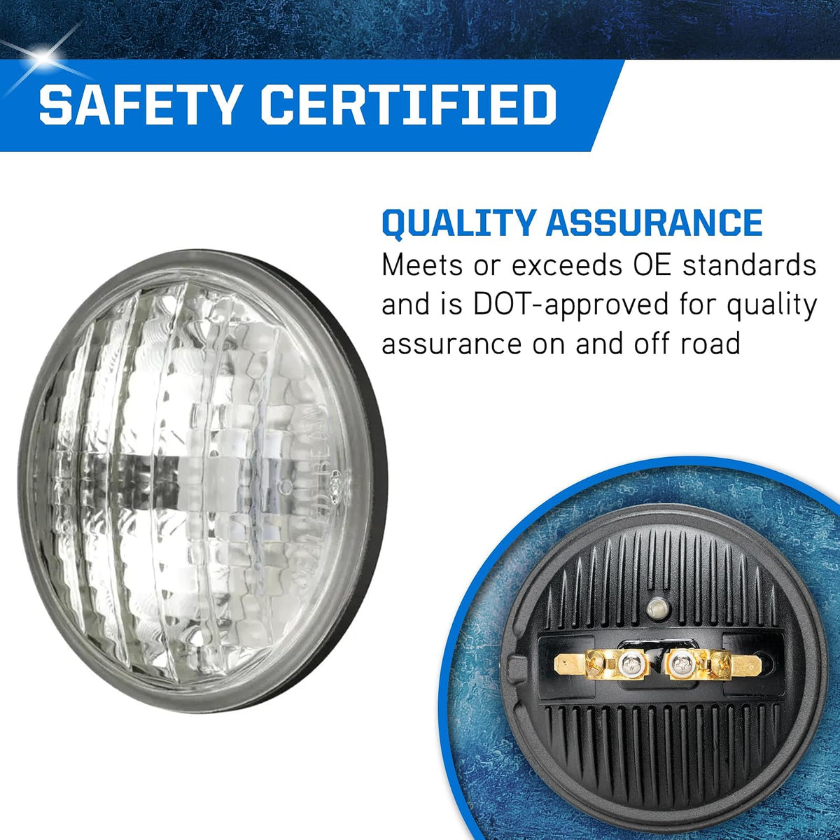 Peak 4411 LED blanco brillante 6000 K LED faros sellados