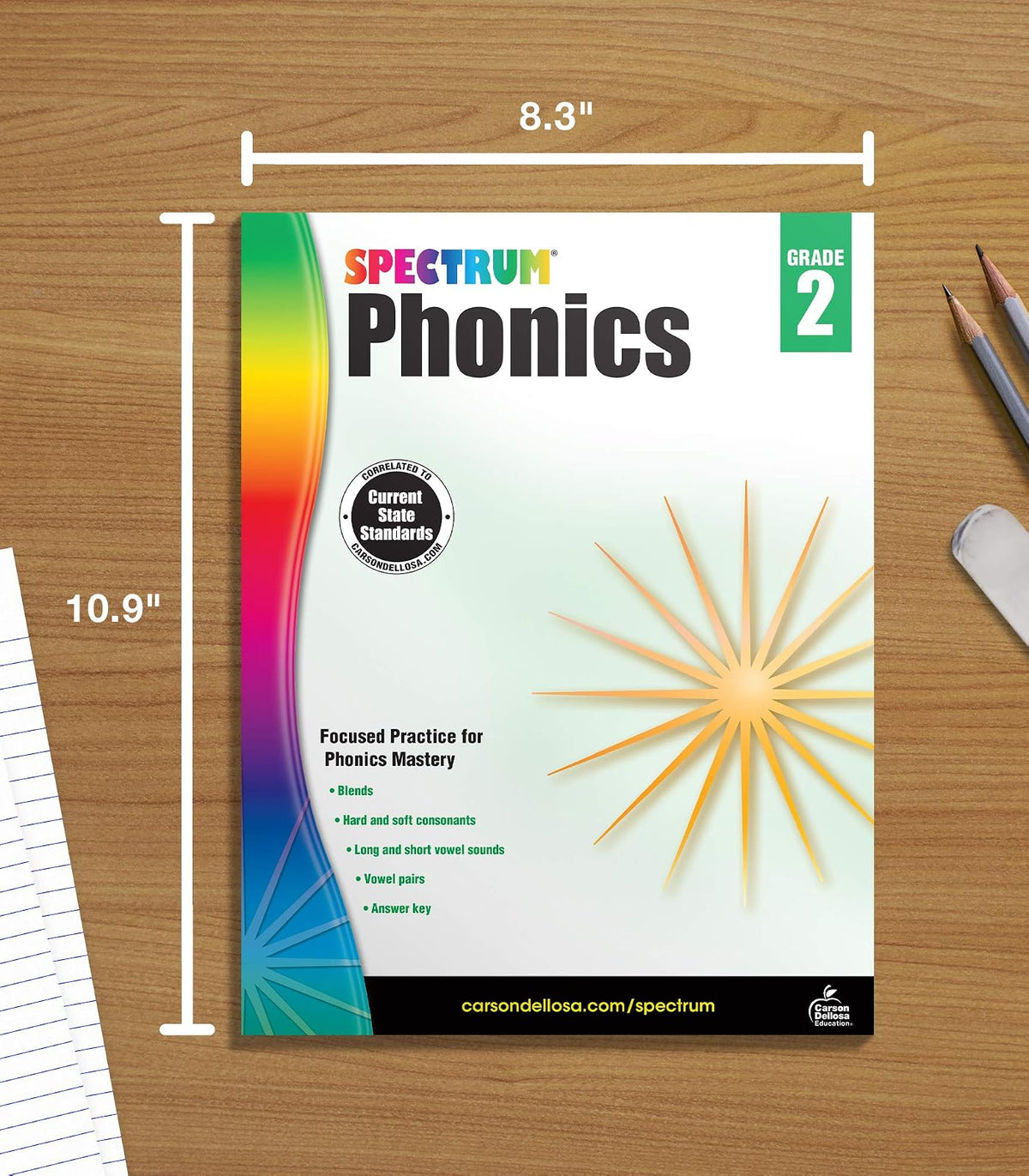 Spectrum Phonics, Grade 2: Volume 92