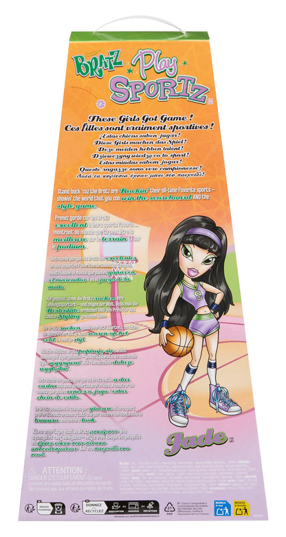 Bratz Play Sportz Jade Muñeca de Moda con Accesorios, Baloncesto