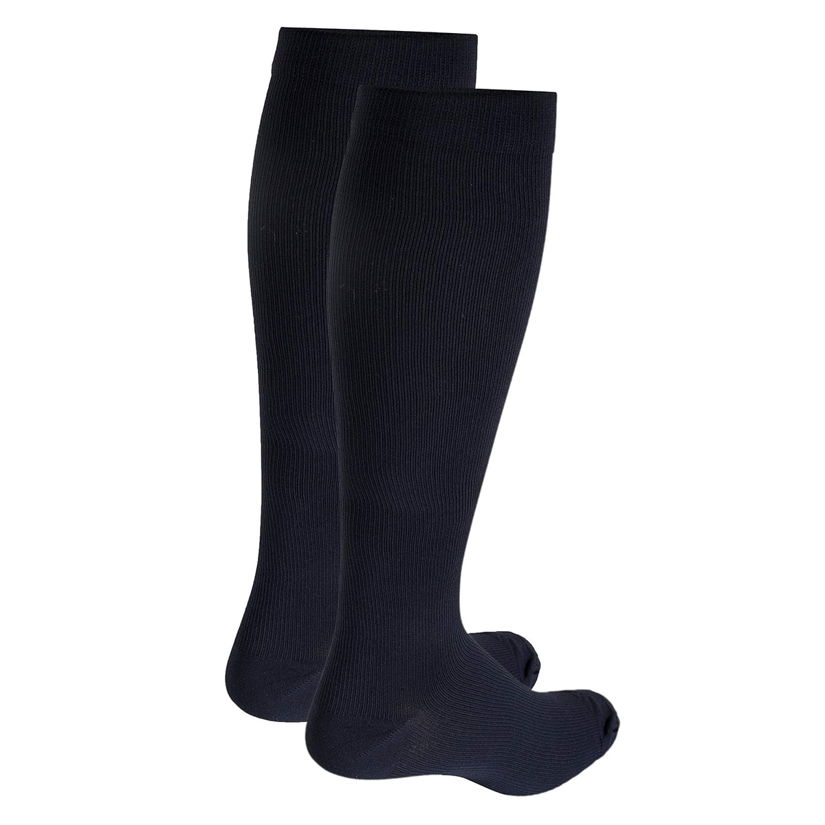 Truform Compression Socks, 15-20 Mmhg, Men's Dress Socks, Knee High Over Calf Length Navy, Pack of 1