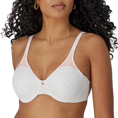 Bali Brasier Minimizador con Aros para Mujer - rosado hoja diseño - 38D
