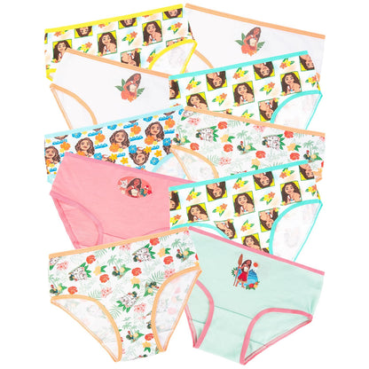 Disney Exclusive Moana 100% Combed Cotton Underwear Available in Sizes 2/3t, 4t, 4, 6, & 8 Ropa interiorNiñas