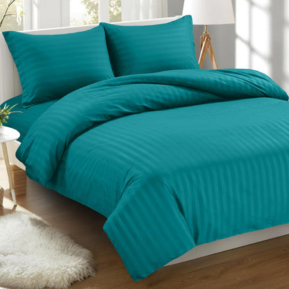 Elegant Comfort Juego de Sábanas 6 Piezas Microfibra Premium - Set de edredón matrimonial - queen - Turquoise