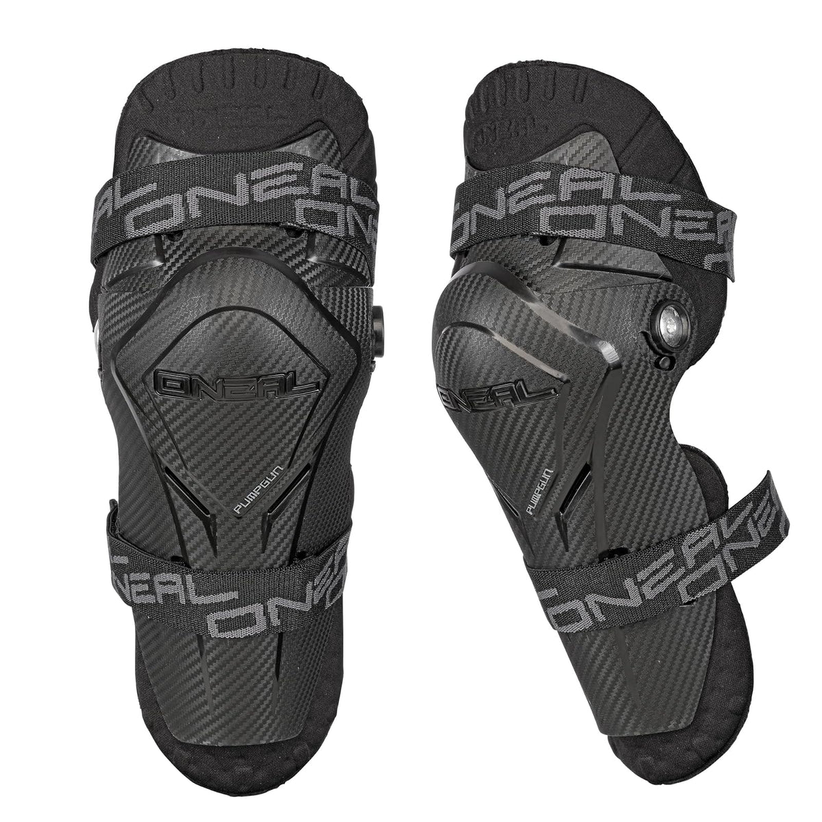 O'Neal 0256-207 Rodilleras de Bomba MX Youth con Aspecto de Carbono, Negro, Talla Única