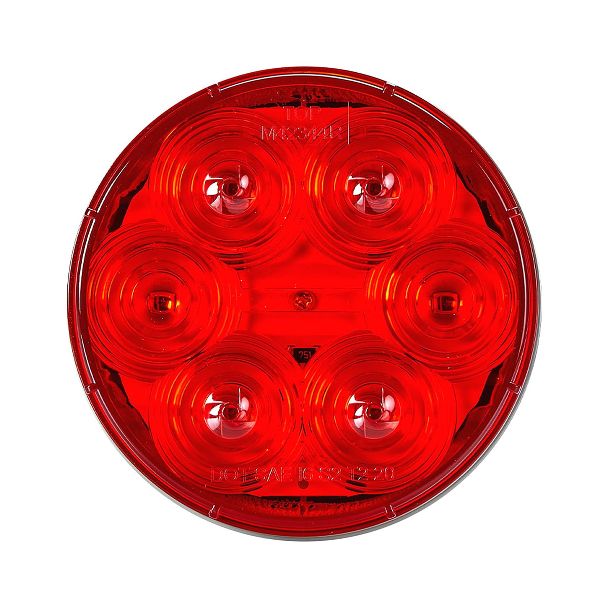 Maxxima M42344R Luz de Giro 6 LED Rojo 4 Pulgadas
