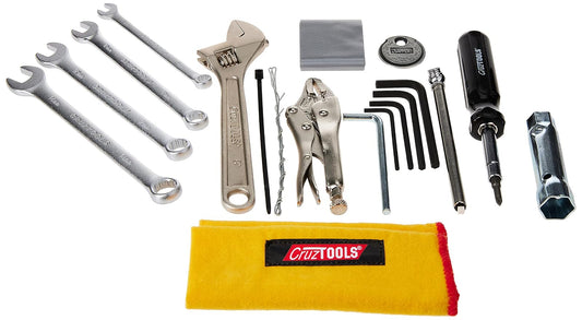 CruzTOOLS EKM1 EconoKIT M1 - Kit de Herramientas para Motocicleta métrica Japonesa, ATV, UTV