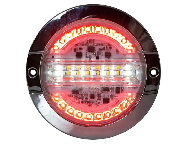 Buyers Products Luces LED Combinadas de 10 cm, Parada, Giro, Cola y Estroboscópica