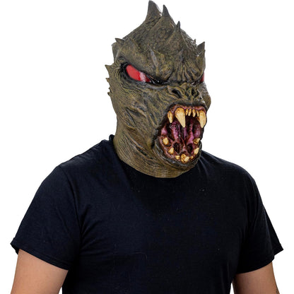 Ghoulish Productions Máscara De Látex Chupacabras, Accesorio Látex Cosplay Leyendas Mexicanas, Disfraz Aterrador para Halloween y Fiestas Temáticas, Cosplay Monstruos de México, Diseño Artesanal