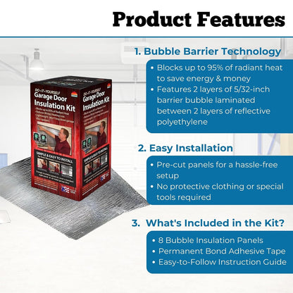 Reach Barrier 3009 Garage Door Insulation Kit