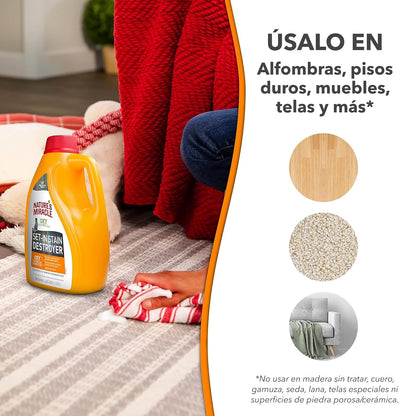 Nature's Miracle Destructor Oxy manchas y olores difíciles para gato 3.78 L