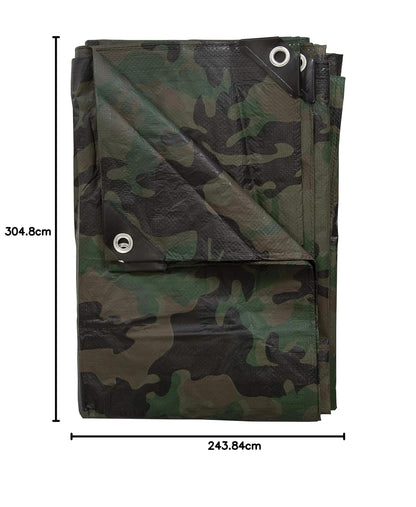 Stansport - Lona para rasgaduras (Camuflaje de Servicio Medio)