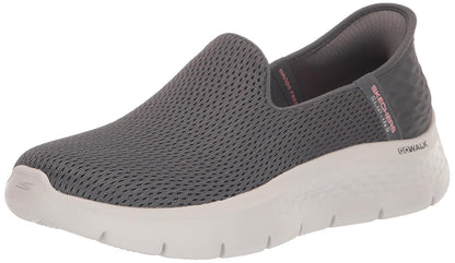 Skechers Go Walk Flex Mocasines Slip-ins sin Cordones para Mujer - 24.0 cm - Carbón vegetal