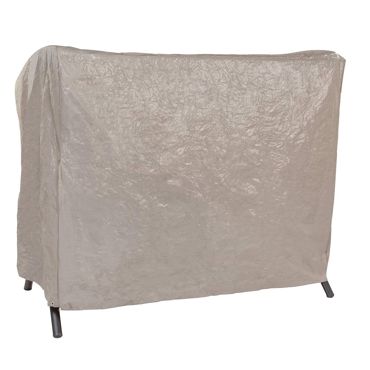 Moderna funda de columpio para patio de ocio, protección de muebles de exterior, perfecta para patio, terraza y porche, funciona para columpios de una plaza, doble y triple plaza, 87 pulgadas de largo x 64 pulgadas de profundidad x 66 pulgadas de alto, be
