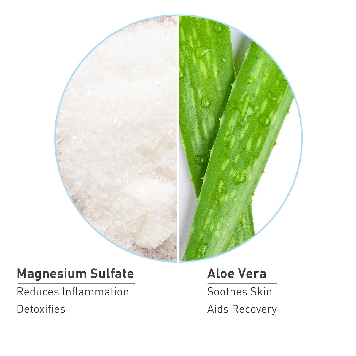 ProCure Gel de Sal de Epsom con Aloe Vera | 6 oz, paquete de 2, alivia tensión muscular, dolores y molestias