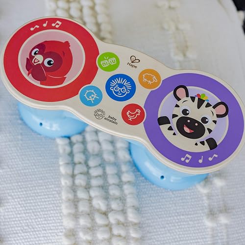Baby Einstein Tambores De Juguete De Madera Touch, Multi, Paquete De 750.0 Grams
