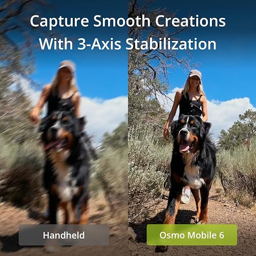 DJI Osmo Mobile 6, Estabilizador para Smartphones, Gris Platino | Brazo Extensible,Estabilizador 3 ejes, portátil y plegable, para Android y iPhone con ShotGuides, vlogging, YouTube, TikTok
