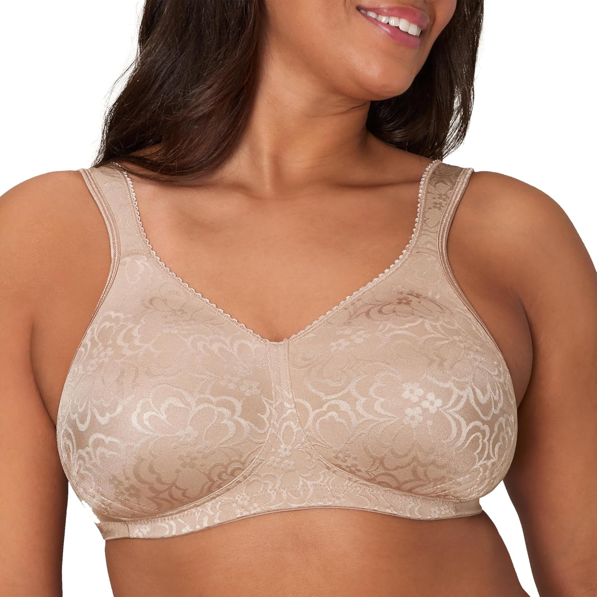 Playtex Ultimate Lift Brasier Inalámbrico de Cobertura Completa - Toffee - 42D