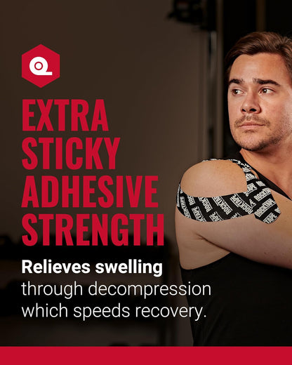 RockTape Kinesiology Tape para Deportistas, Resistente al Agua, Reducir el Dolor y Lesiones Recuperación, 5,1 cm X 16,4 pies, Uncut o precortado Tiras