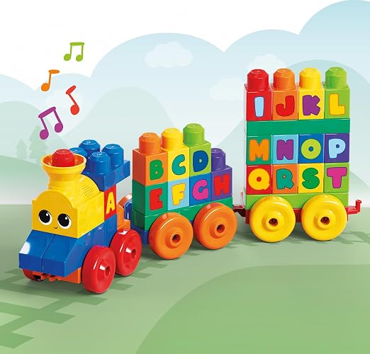 Mega Bloks ABC Tren De Aprendizaje (50 Piezas)