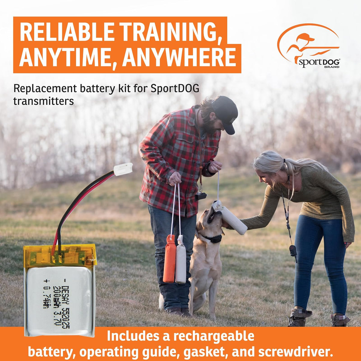 SportDOG Brand Transmitter Battery Replacement Kit for SD-425