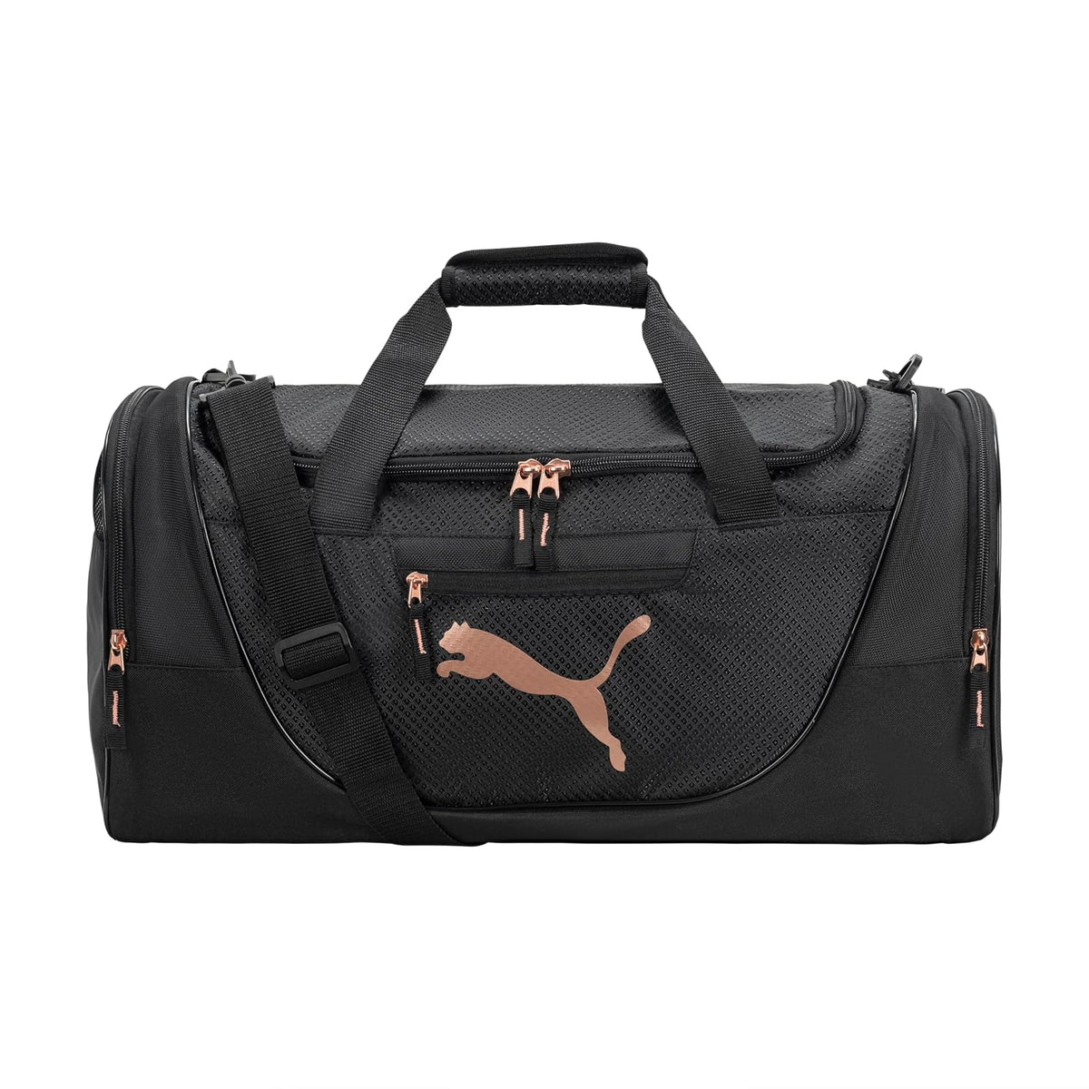 PUMA Evercat Candidate Duffel para Mujer - Talla única - Negro - Oro rosa