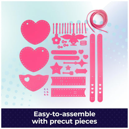 Cool Maker, Kit de Bolso de Amor, diseño de una Bolsa de Hombro de Piel sintética, Kit de Artes y Manualidades, Juguetes para niños para niñas a Partir de 6 años