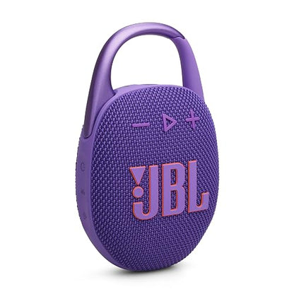 JBL Clip 5 - Altavoz Bluetooth ultraportátil, Impermeable y a Prueba de Polvo, Sonido Big Pro con Graves impactantes, mosquetón Integrado, hasta 12 Horas de Juego, Fabricado en Parte con Materiales