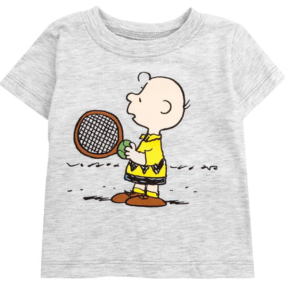 Baby Creysi Playera Manga Corta para Niño Algodón Hipoalergénico - 12 Meses - Gris