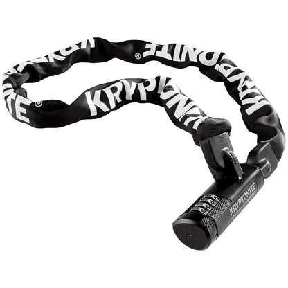 Kryptonite Keeper 712 Candado Combinado de Cadena | 7 mm x 120 cm, 4 pies largo, cadena acero, cerradura combinación 4 dígitos reiniciable