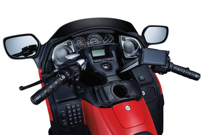 Kuryakyn 6383 Premium ISO - Puños para Manillar de Acelerador y Embrague: Honda Gold Wing GL1800 y F6B 2006-19 con empuñaduras calefactables, Color Negro Brillante, 1 par