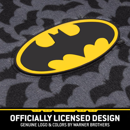 BDK Warner Bros DC Comics Batman - Alfombrillas únicas de impresión completa para automóvil, ajuste universal, juego de 4 piezas, alfombra, delantera 26 x 16.5 pulgadas, trasera 14 x 16.5 pulgadas, agarre