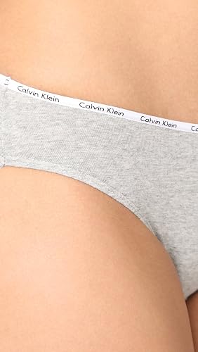 Calvin Klein Bikini elástico de algodón para mujer, paquete de 5