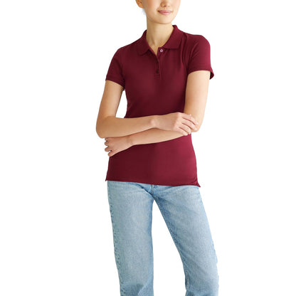 Aeropostale Polo Uniforme Manga Corta Mujer - XS - Auburn clásico