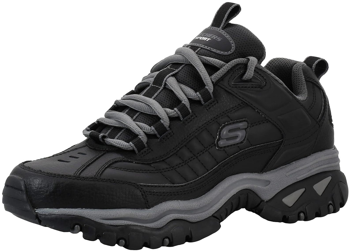 Skechers Tenis para Hombre con Espuma Viscoelástica - 29.5 cm - Negro - Carbón