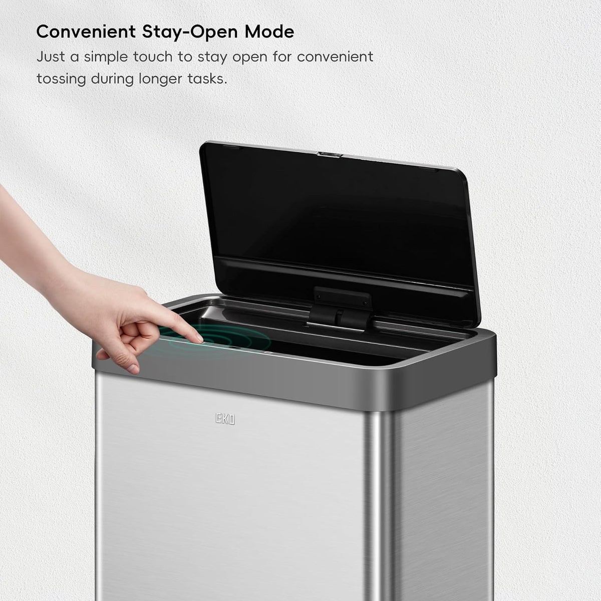 EKO Mirage X Bote de Basura para Cocina 80 L con Sensor