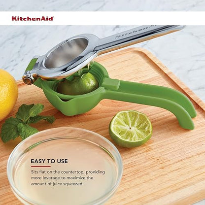 KitchenAid - Exprimidor de jugo de cítricos para limones y limas con colector de semillas y boquilla de vertido, 8 pulgadas