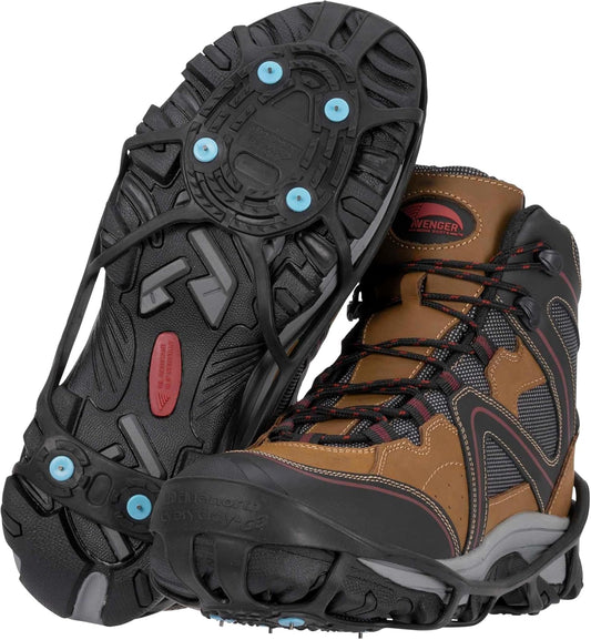 Due North Everyday G3 - Tacos de Hielo para Zapatos y Botas, Puntas de tracción para Hombres y Mujeres para Mejorar el Agarre en la Nieve y el Hielo