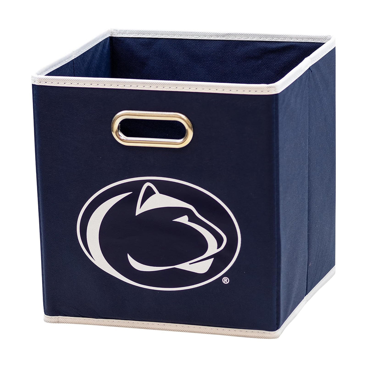 Franklin Sports NCAA College Team - Cubos de Almacenamiento de Tela Hechos para Adaptarse a organizadores de contenedores de Almacenamiento (11 x 10.5 x 10.5) - Penn State Nittany Lions