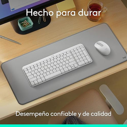 Logitech K250 Teclado Compacto Bluetooth para Windows, ChromeOS ó iOS, Batería de 12 Meses - Color Blanco