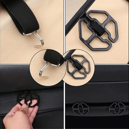 Coverado Front Seat Cover, Funda de Asiento de Automóvil Nappa Piel para Automóviles Funda de Asiento para Automóviles