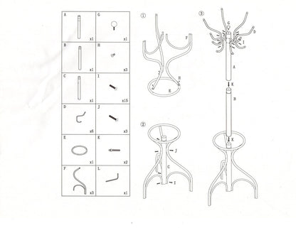 Frenchi - Estante para muebles para el hogar, roble