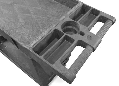 Wen 73009 Carrito de Servicio de Dos estantes de 500 Libras, Capacidad de 40 x 17 Pulgadas