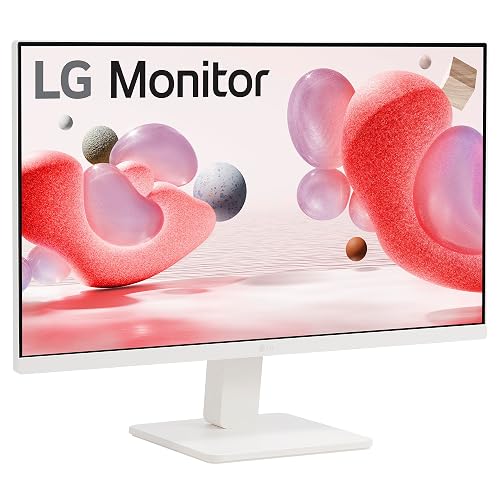 LG Monitor 24MR400-W IPS (1920 x 1080) 24" Refresh Rate 100 Hz, Tiempo de Respuesta de 5 ms (GtG), Contrast Ratio 1000:1