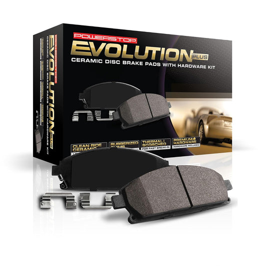 power stop (17 - 1649) Z17 Evolution Plus pastillas de freno, delantero | Nissan Murano, Nissan Pathfinder, INFINITI QX60 Pastillas de freno de cerámica + accesorios de instalación