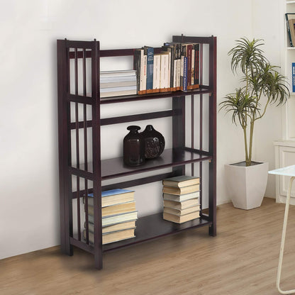 Casual Home - Estantería Plegable con 3 estantes apilable