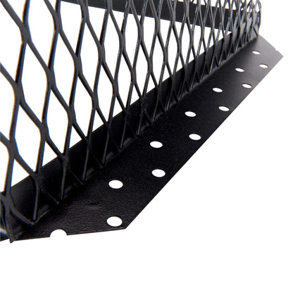 HY-C RVG1111G VentGuard - Protector de techo galvanizado, color negro, 16" x 16" x 6", Black with black top