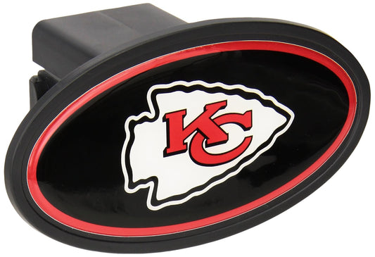 NFL Kansas City Chiefs Plastic Logo Hitch Cover, Class III