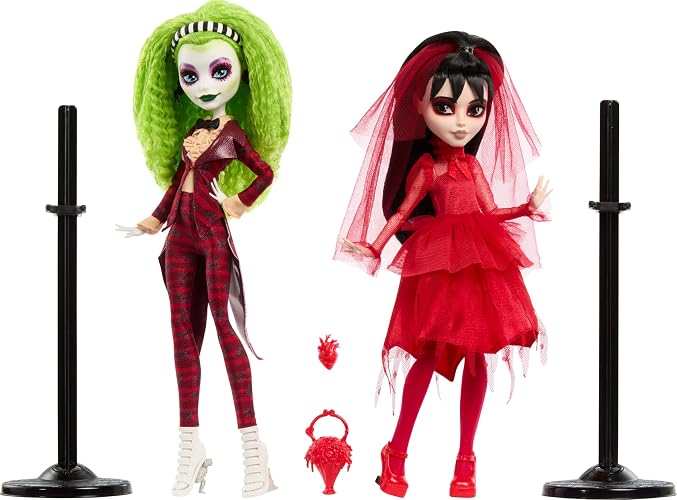 Monster High Collector Muñeca Skullector Bettlejuice Paquete de 2 para coleccionistas