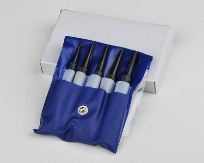 Fowler Full Warranty 52-500-015-0 Black Nitrate Center Punch 5 Piece Set