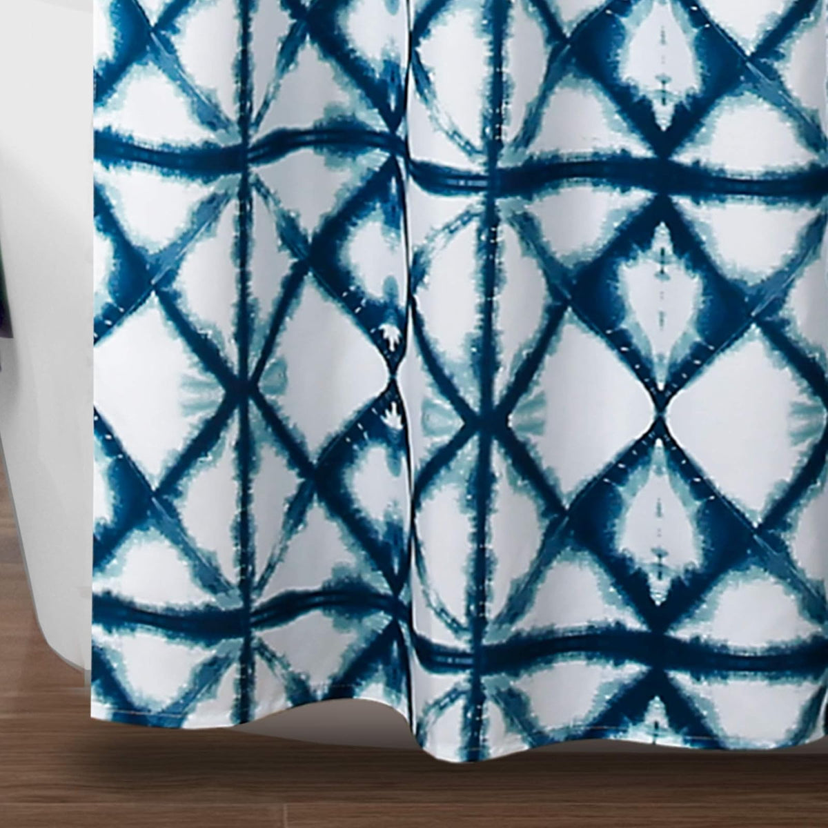 Lush Decor, Cortina de Ducha Geo Shibori, 183 x 183 cm